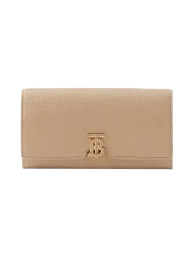 Grain Leather Long Wallet Beige - BURBERRY - BALAAN 2