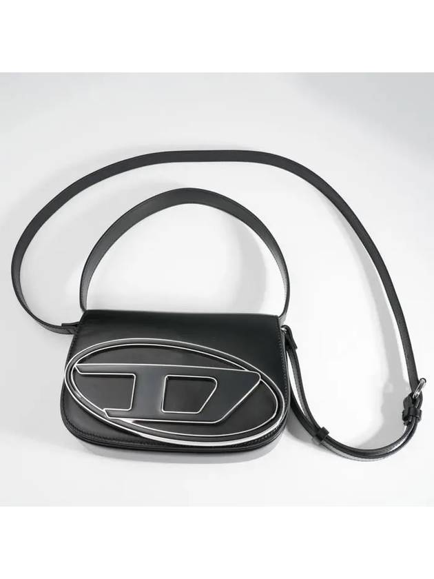 1DR Nappa Leather Shoulder Bag Black - DIESEL - BALAAN 3