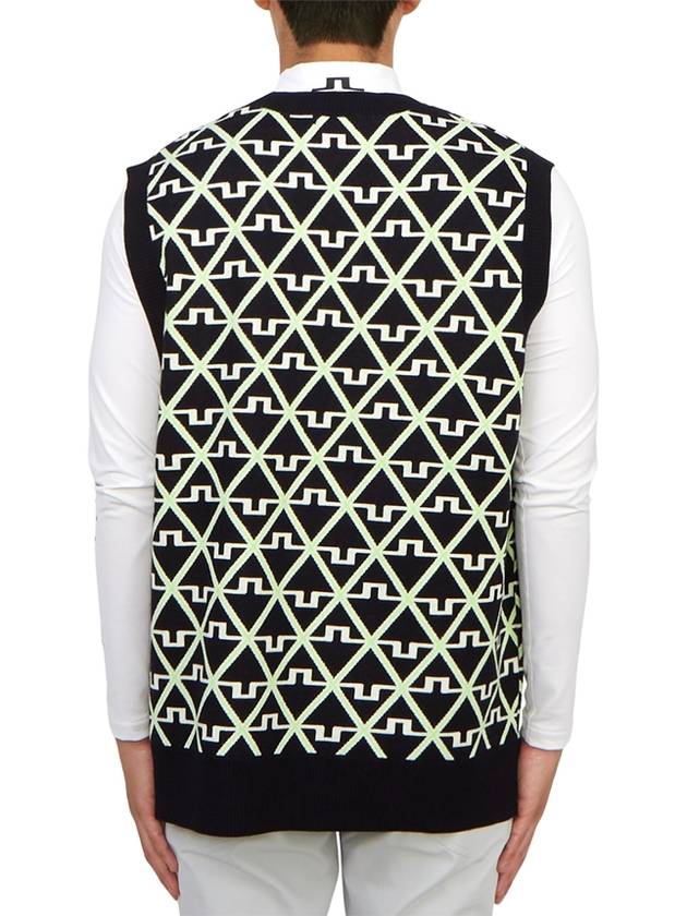 Golf Elian Knit Vest Black - J.LINDEBERG - BALAAN 4