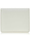 Stitched Logo Halfwallet White - MAISON MARGIELA - BALAAN 4