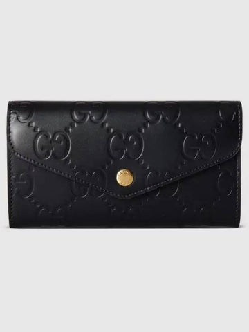 GG Continental Long Wallet Black - GUCCI - BALAAN 1