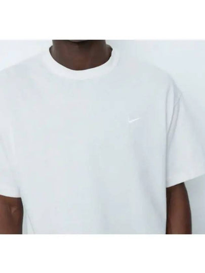 Solo Swoosh Short Sleeve T-shirt White - NIKE - BALAAN 2