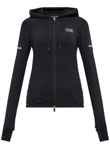 EA7 Emporio Armani Hoodie, Women's, Black - EMPORIO ARMANI - BALAAN 1