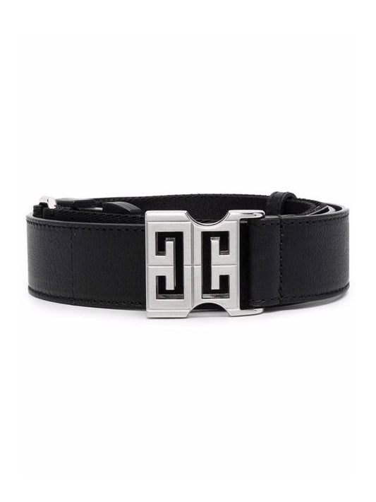4G leather buckle belt black - GIVENCHY - BALAAN 1