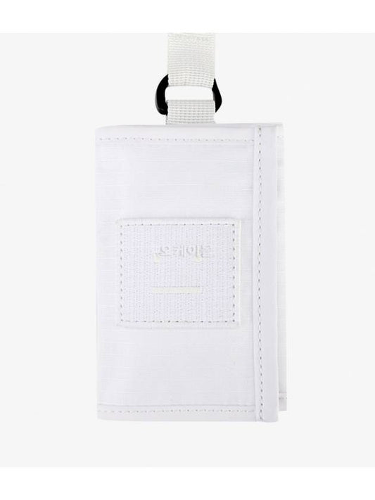 3-Step Strap Key Holder White Black - ACNE STUDIOS - BALAAN.