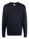 Men's Light Fleece Lens Wappen Sweatshirt Navy - CP COMPANY - BALAAN 2