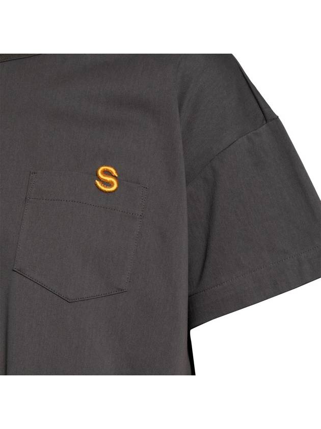 short sleeve t-shirt SCW117 001 BLACK - SACAI - BALAAN 3