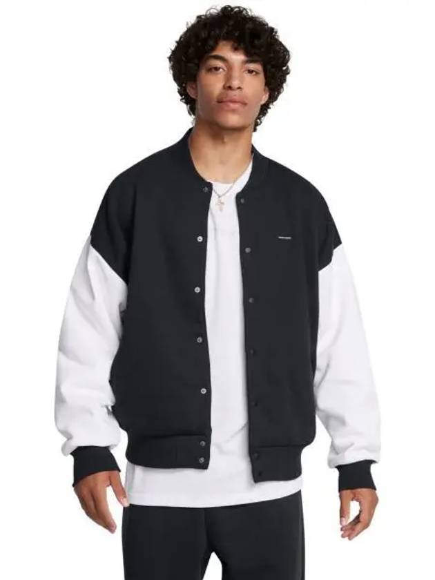 Icon Heavyweight Fleece Oversized Bomber 1387887 001 - UNDER ARMOUR - BALAAN 1