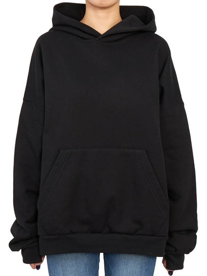 Women's Care Label Hoodie Black - BALENCIAGA - BALAAN 2