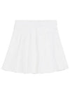 Women's Adina Pleated Skirt White - J.LINDEBERG - BALAAN 2