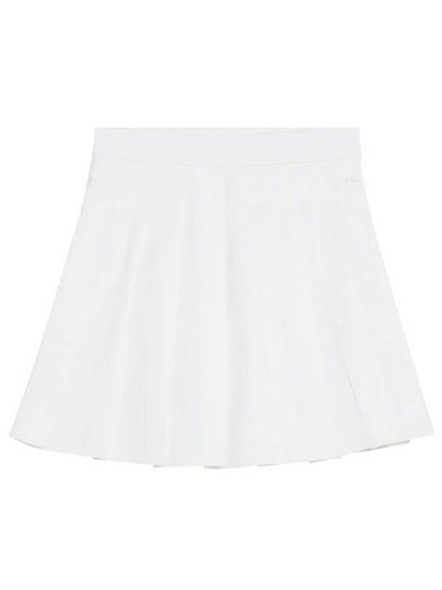 Women's Adina Pleated Skirt White - J.LINDEBERG - BALAAN 2