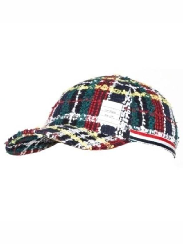 Classic Tartan Tweed Ball Cap - THOM BROWNE - BALAAN 2