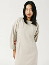 Square Neck Quarter Sleeve One Piece CREAM - LE SOLEIL MATINEE - BALAAN 6