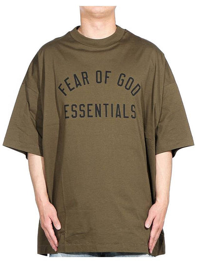 Short Sleeve T Shirt 125BT244194F OLIVE - FEAR OF GOD - BALAAN 2