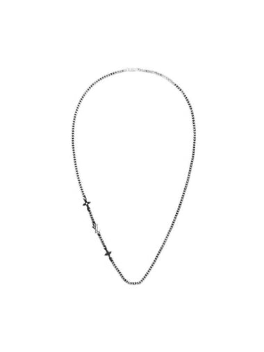 Monogram Row Necklace Silver - LOUIS VUITTON - BALAAN 1