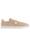 Rain suede low top sneakers beige - PRADA - BALAAN 2