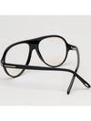 Blue Light Blocking Glasses Frame TF5012B 001 Black Round Boeing Fashion - TOM FORD - BALAAN 4