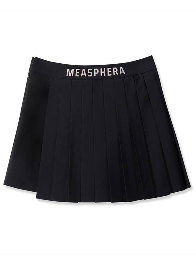 WOMEN PLEATS WRAP SKIRT BLACK - MEASPHERA - BALAAN 2