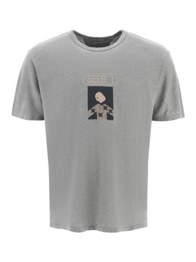 Seed 1 Canapa Jersey Graphic Short Sleeve T-Shirt Grey - CP COMPANY - BALAAN 2