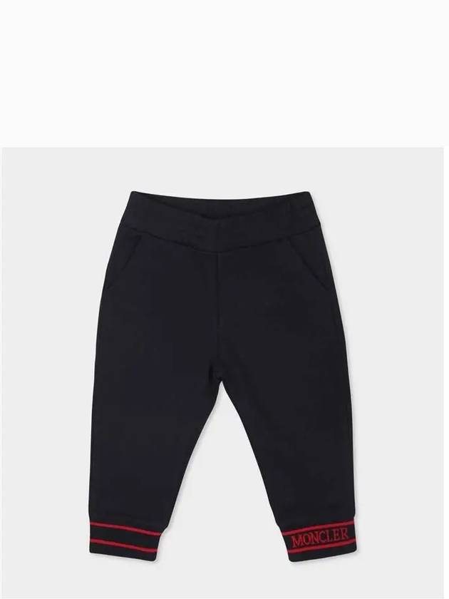 Moncler Baby Logo Jogger Pants Navy - MONCLER - BALAAN 2