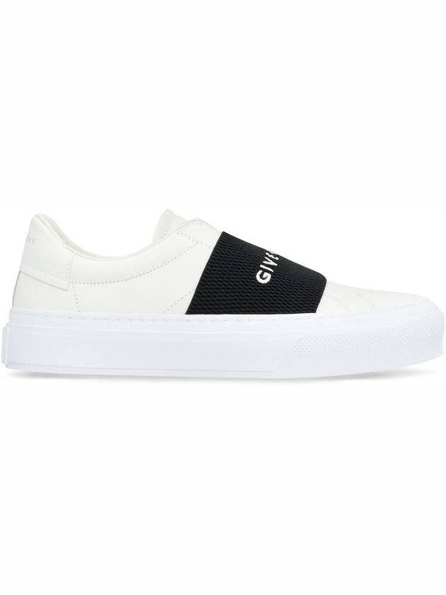 City Banding Logo Low Top Sneakers White - GIVENCHY - BALAAN 3