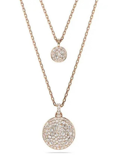 Meteora Layered Necklace Rose Gold - SWAROVSKI - BALAAN 2