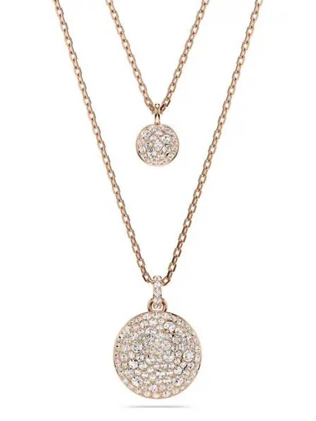 Meteora Layered Necklace Rose Gold - SWAROVSKI - BALAAN 3