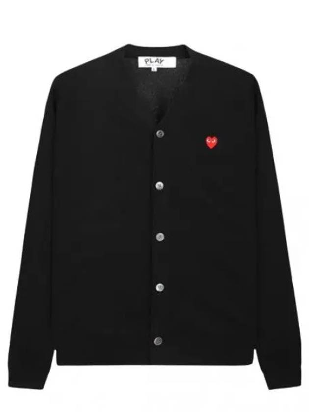 Mini heart logo wappen cotton cardigan men - COMME DES GARCONS - BALAAN 1