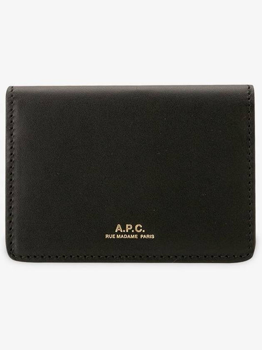 Stefan Horizon Logo Card Wallet Black - A.P.C. - BALAAN 2