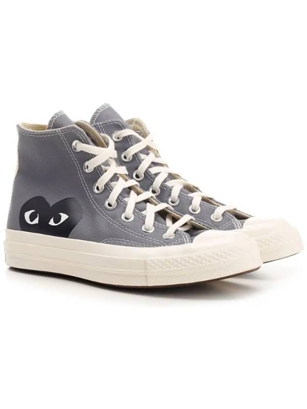 Play New Big Heart Chuck 70 High Low Top Sneakers P1 K122 1 Gray - COMME DES GARCONS - BALAAN 3