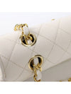 Classic CC gold plated ivory chain bag cross shoulder 2VCHB27269 - CHANEL - BALAAN 4