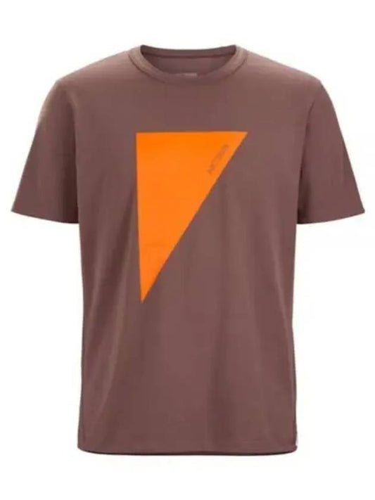 Men's Captive Arc Postrophe Word Short Sleeve T-Shirt Brown - ARC'TERYX - BALAAN 2