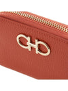 Ferragamo Women's Gancini Card Wallet 22 0406 TERRACOTTA 0770059 - SALVATORE FERRAGAMO - BALAAN 6