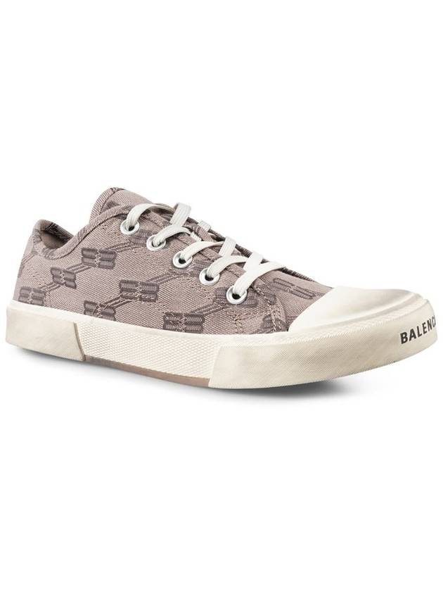 BB Monogram Low-Top Sneakers Grey - BALENCIAGA - BALAAN 4