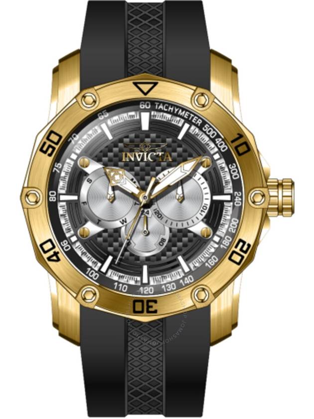 Invicta Pro Diver GMT Date Day Quartz Black Dial Men's Watch 45743 - INVICTA - BALAAN 1