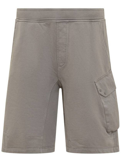 Side Flap Pocket Detail Shorts Grey - TEN C - BALAAN 2