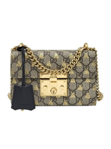 409487 Padlock small gold chain shoulder bag - GUCCI - BALAAN 1