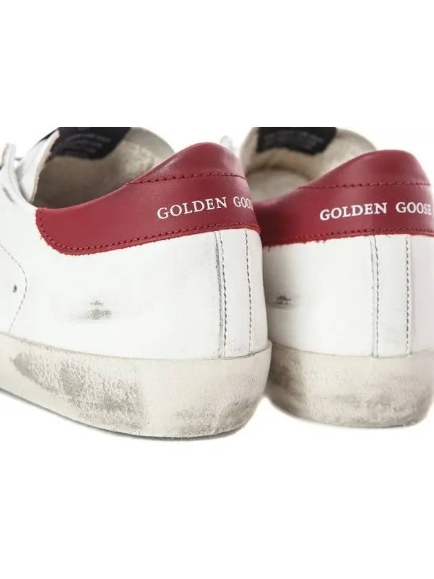 Superstar Classic Low Top Sneakers Red Beige White - GOLDEN GOOSE - BALAAN 5