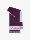 EKD Logo Wool Scarf Pansy - BURBERRY - BALAAN 2