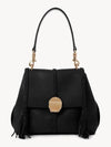 Penelope Leather Shoulder Bag Black - CHLOE - BALAAN 4