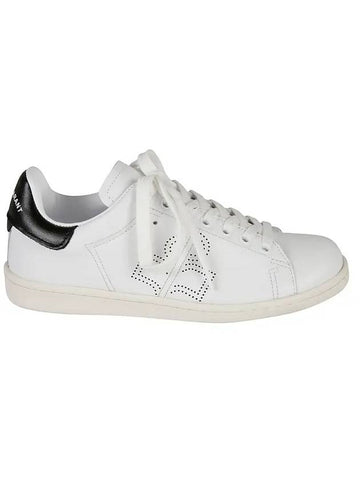 Bart Logo Low-Top Sneakers White - ISABEL MARANT - BALAAN 1