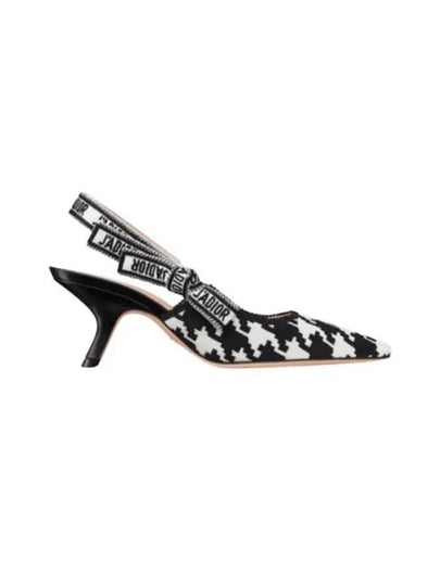 J'adior Micro Houndstooth Slingback Heels - DIOR - BALAAN 2