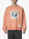 Logo Print Cotton Sweatshirt Orange - MAISON MIHARA YASUHIRO - BALAAN 2