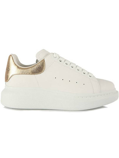 Oversized Low Top Sneakers White Gold - ALEXANDER MCQUEEN - BALAAN 2