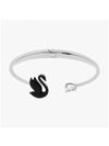 Swan motif open cuff bracelet 5688746 - SWAROVSKI - BALAAN 3