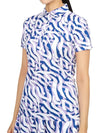 Golf Hailey Print Polo GWJT08476 Q279 Women's Hailey Print Polo - J.LINDEBERG - BALAAN 3