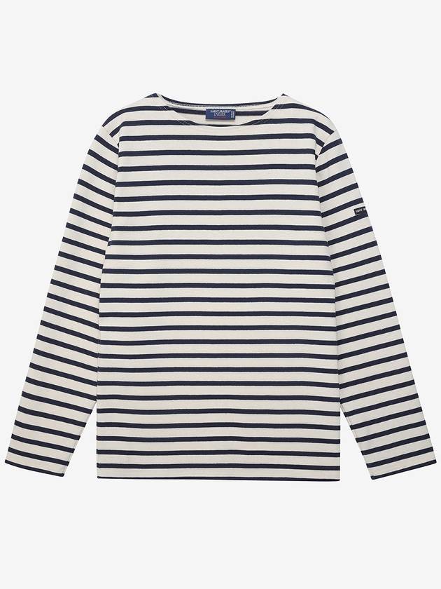 Gildo Elbow Patch Ecru Marine Long Sleeve TShirt - SAINT JAMES - BALAAN 1