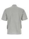 Cotton Popeline Pocket Short Sleeve Shirt Grey - CP COMPANY - BALAAN 3