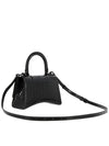 Hourglass Crocodile Embossed Cross Bag Black - BALENCIAGA - BALAAN 4