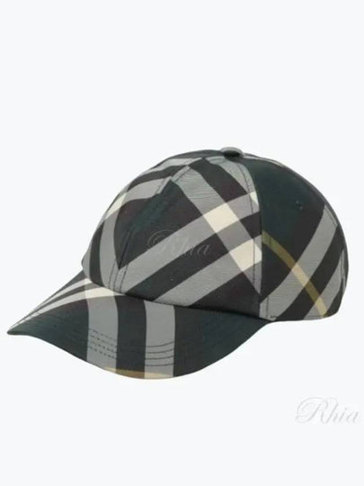 Check pattern ball cap green - BURBERRY - BALAAN 2